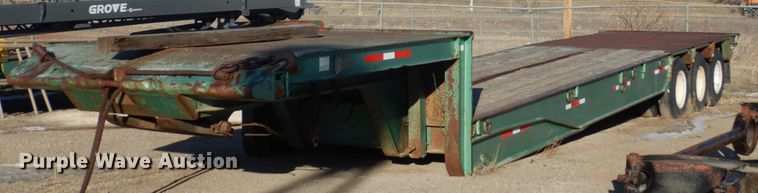 1990 shop built drop deck trailer - FU9130