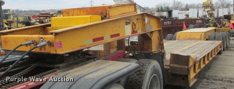 1990 Kalyn HRGP-3-50T lowboy equipment trailer - DA8360