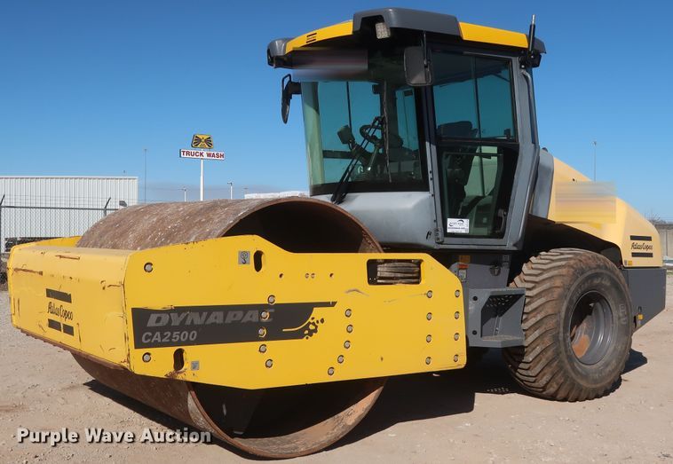 2015 Dynapac CA2500D single drum vibratory roller - DG7129