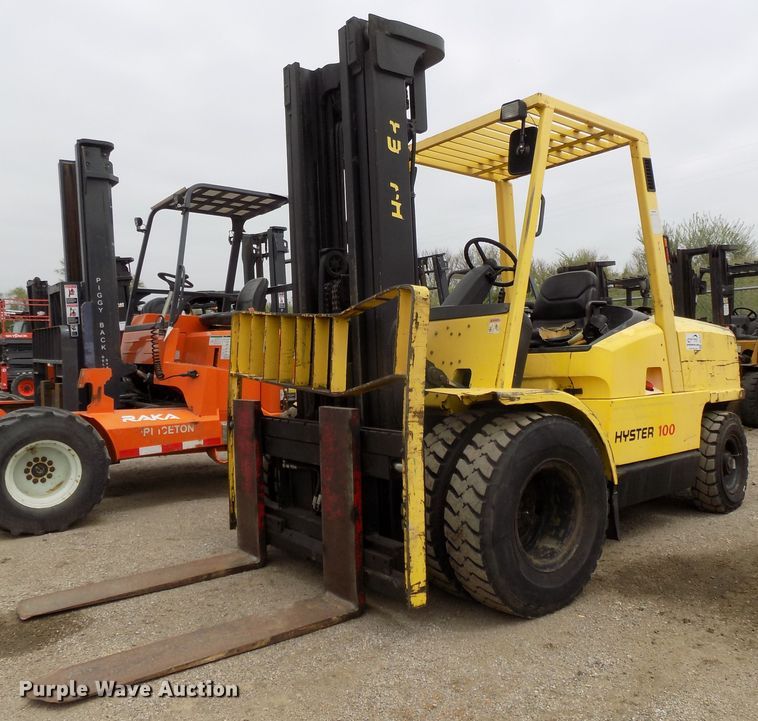 2000 Hyster H100XM forklift - DG2572