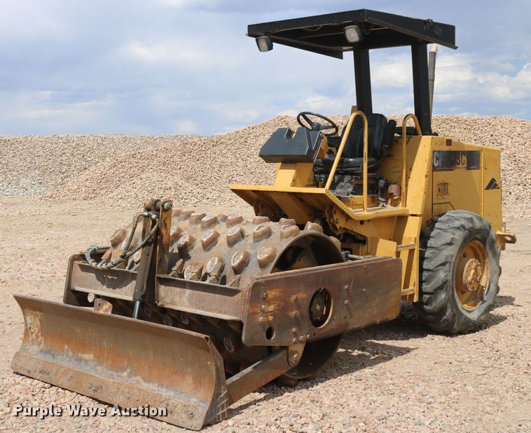 1995 Caterpillar CP-433C  single drum roller - DD6107