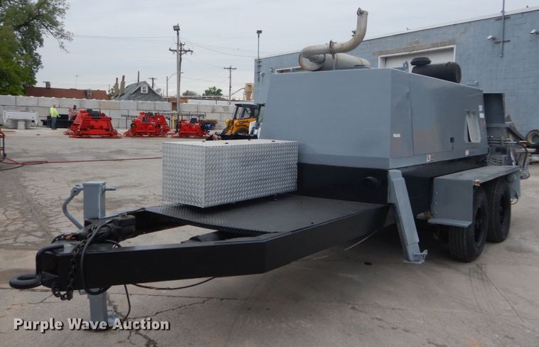 1986 Putzmeister concrete pump trailer - GV9002