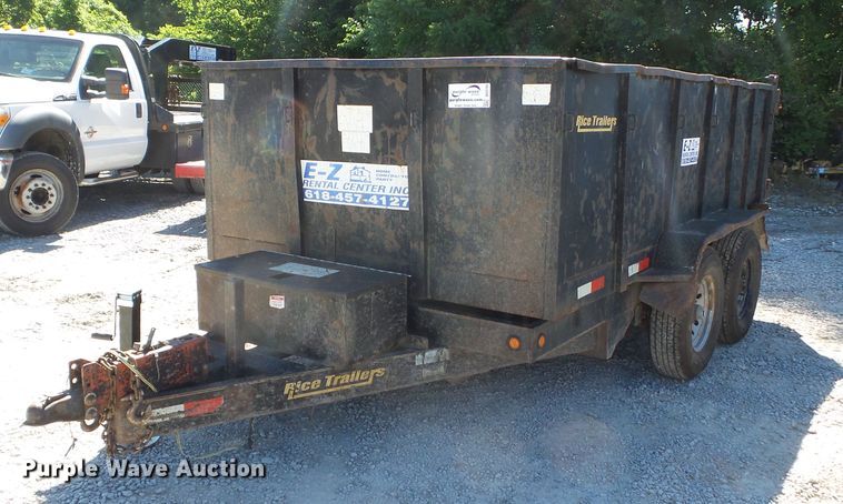 2010 Rice dump trailer - DH3792
