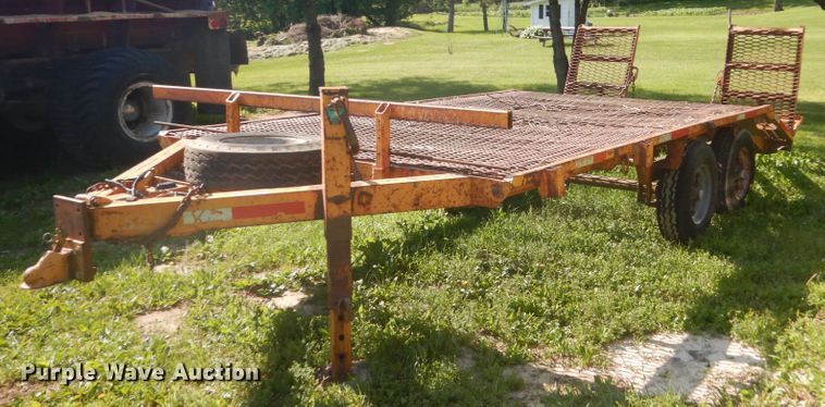 1978 shop built utility trailer - GA9080