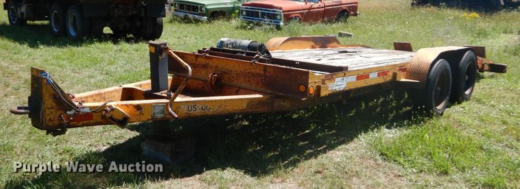 1991 Butler tilt deck equipment trailer - DH5145