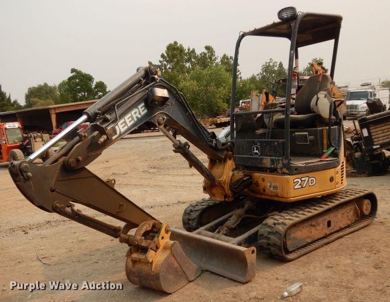 2011 John Deere 27D  mini excavator - DJ6508