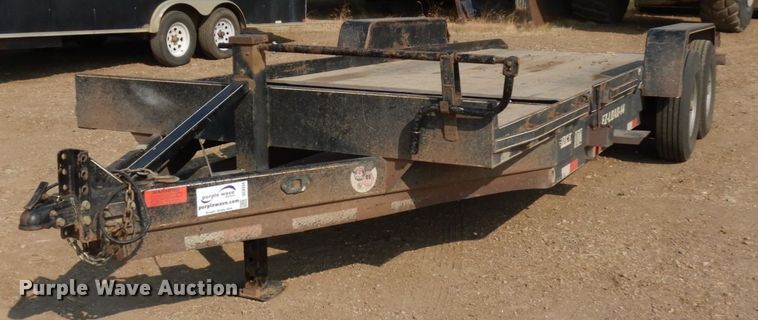 2017 DCT EZ Load 14 tilt deck equipment trailer - DC8934