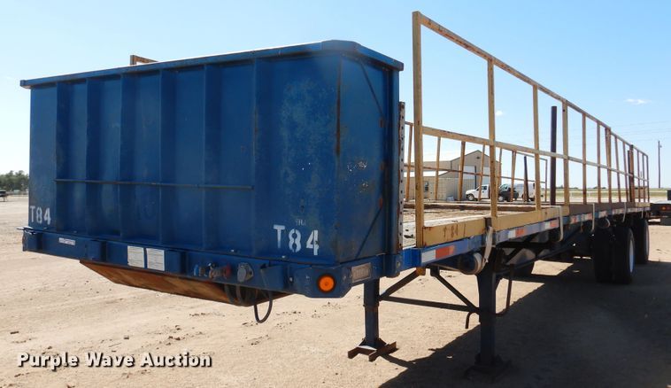 2001 Utility Trailer flatbed trailer - GR9254