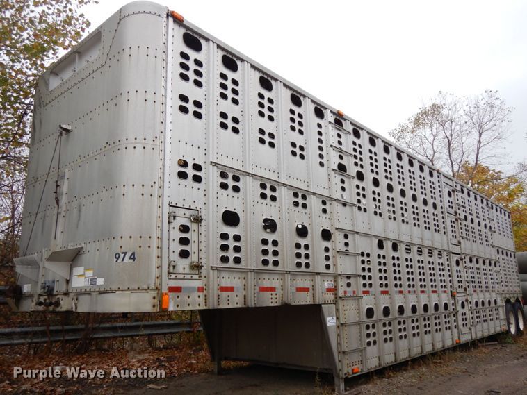1990 Wilson PSDCL-308 livestock trailer - DH6728