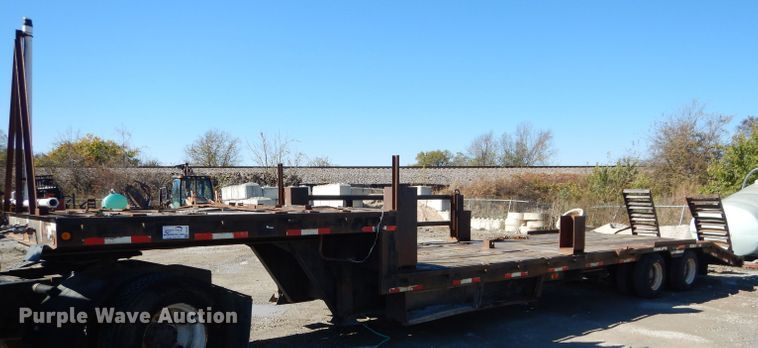 2000 Neville Built drop deck equipment trailer - DI8343