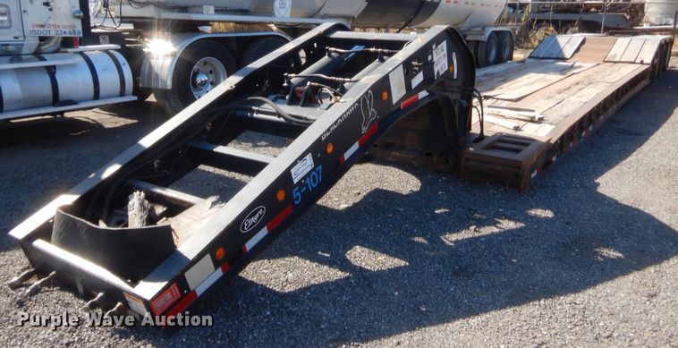 2002 Etnyre Blackhawk lowboy equipment trailer - DH0966