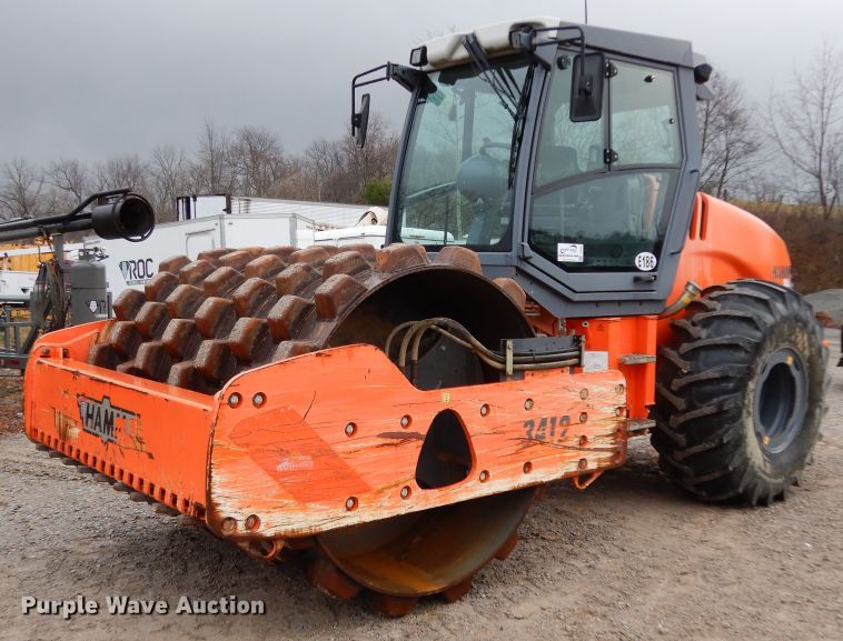 2012 Hamm 3412P  vibratory single drum roller compactor - DJ8001
