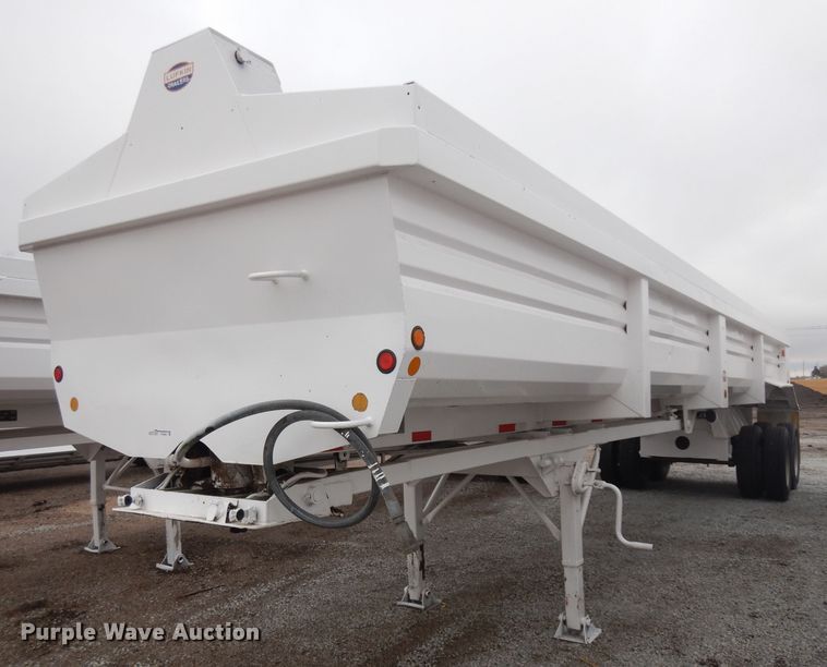 2000 Lufkin end dump trailer - EY9063