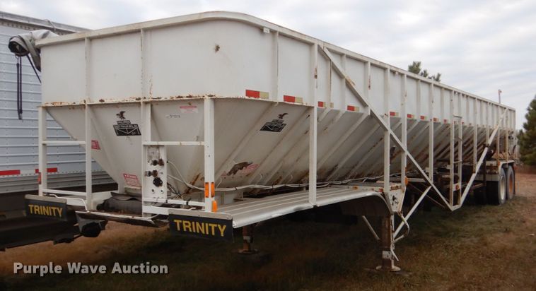 1992 Trinity live bottom trailer - HU9793