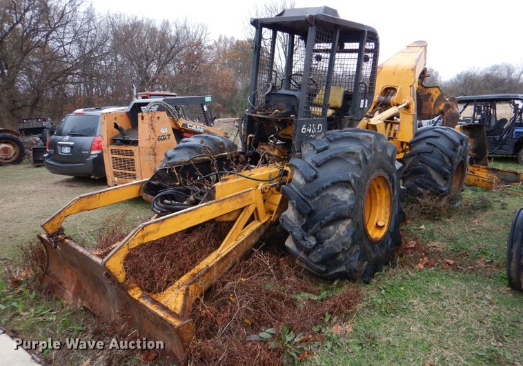 John Deere 648D skidder - DJ0338