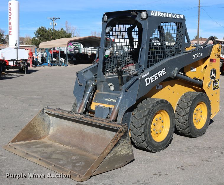 2016 John Deere 312GR  skid steer loader - EO9883