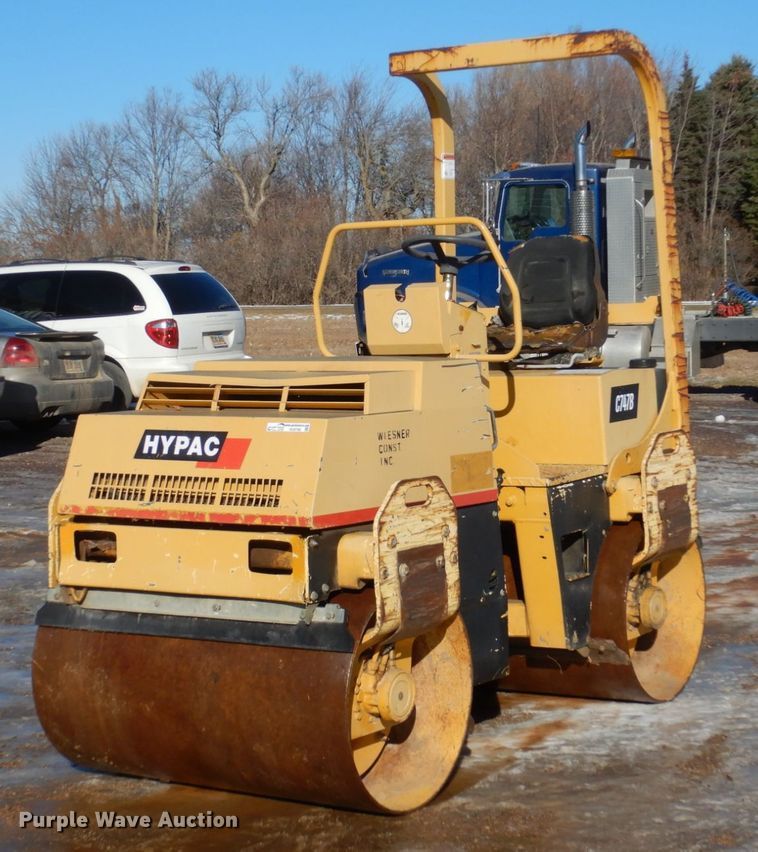 1998 Hypac C747B  vibratory double drum roller - HU9788
