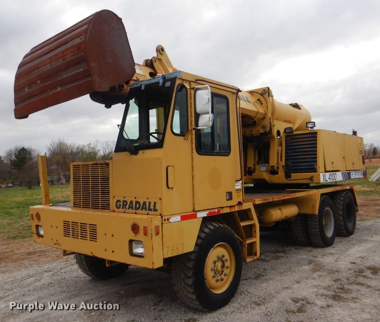 1995 Gradall XL4100  wheeled excavator - HX9042