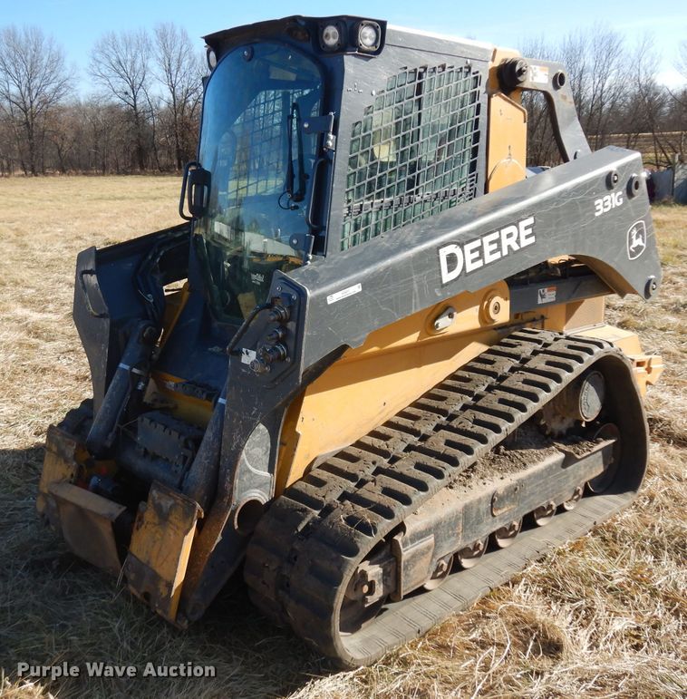 2016 John Deere 331G  tracked skid steer loader - IG9037