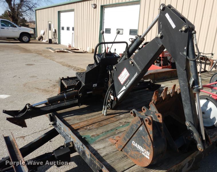 2001 Woods Groundbreaker 7500 skid steer backhoe - HE9448
