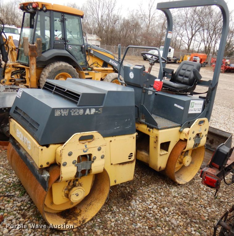 1997 Bomag BW120AD-3  double drum vibratory roller - HX9556