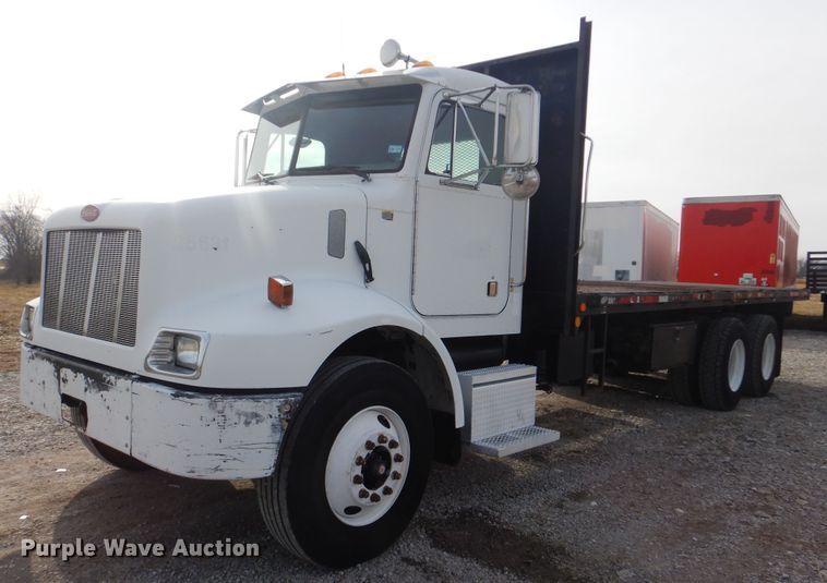 2004 Peterbilt 330  dump flatbed truck - HX9123