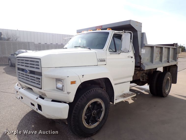 1993 Ford F600  dump truck - DJ0012