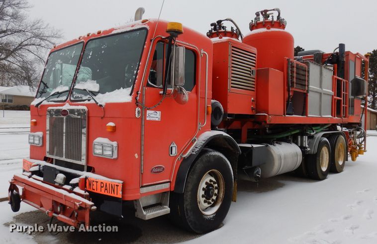 2005 Peterbilt 320  paint striping truck - DJ2879