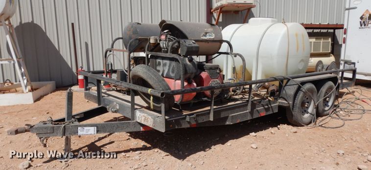 2015 C&M utility trailer with pressure washing system - DM2866