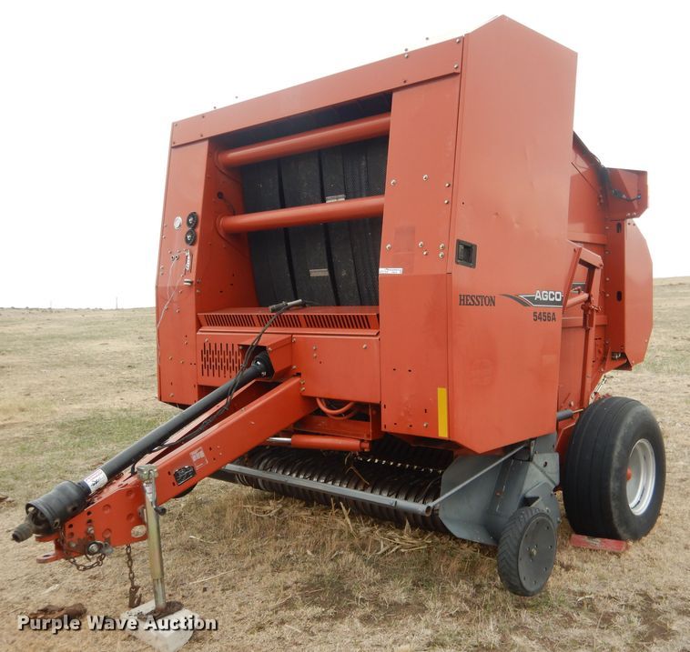 2007 AGCO Hesston 5456A  round baler - FI9010