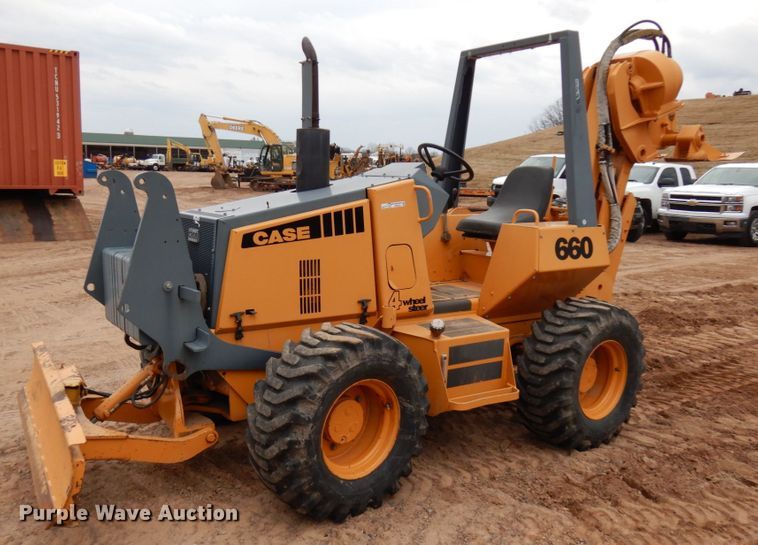 1992 Case 660  cable plow - HR9040