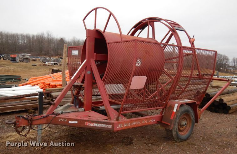 2001 JTC JTCFIG8  reel trailer - HR9053
