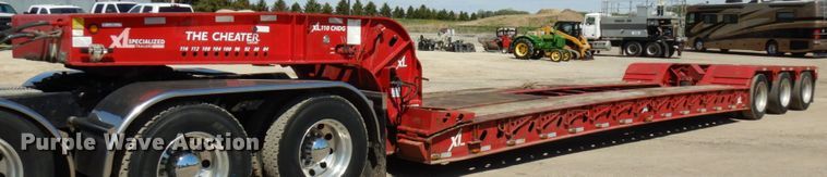 2007 XL Specialized 1XL-110-CHDG  lowboy equipment trailer - IT9291