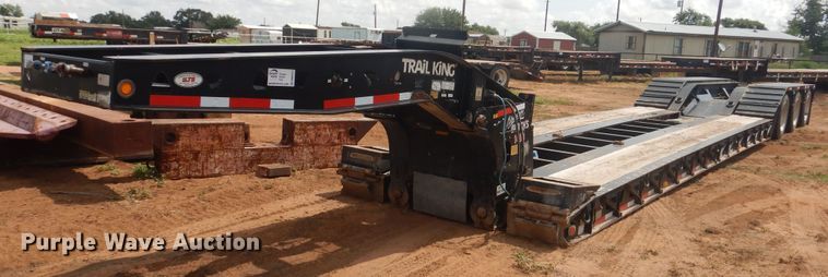 2015 Trail King TK110HDG  lowboy equipment trailer - DM6251