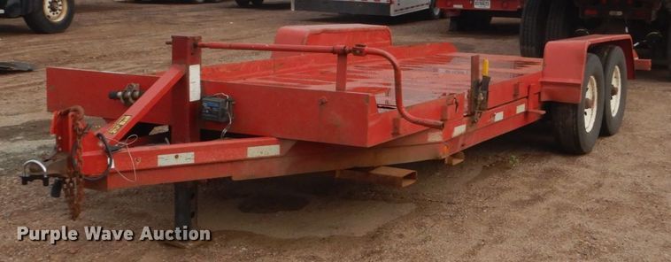 2003 DCT T2012  tilt deck equipment trailer - HI9921
