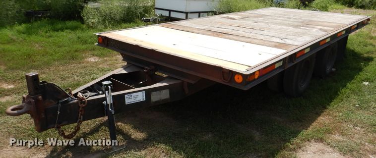 1974 Miller  tilt deck equipment trailer - DL5741