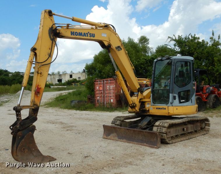 2004 Komatsu PC78MR-6  mini excavator - JA9010