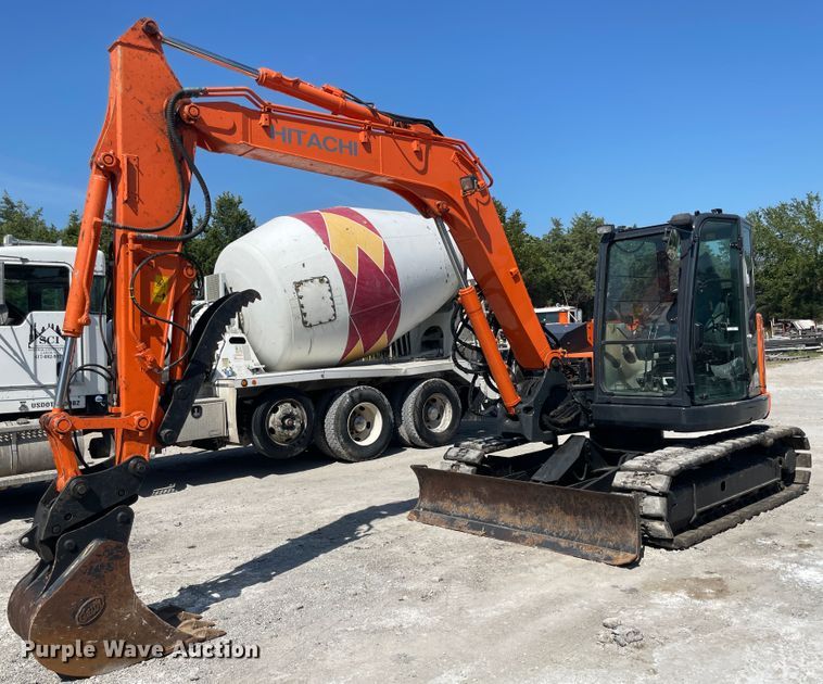 2013 Hitachi ZX85USBLC-3  mini excavator - KK9450