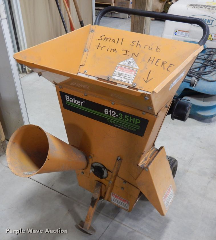 Baker 612-3.5  wood chipper - JQ9131