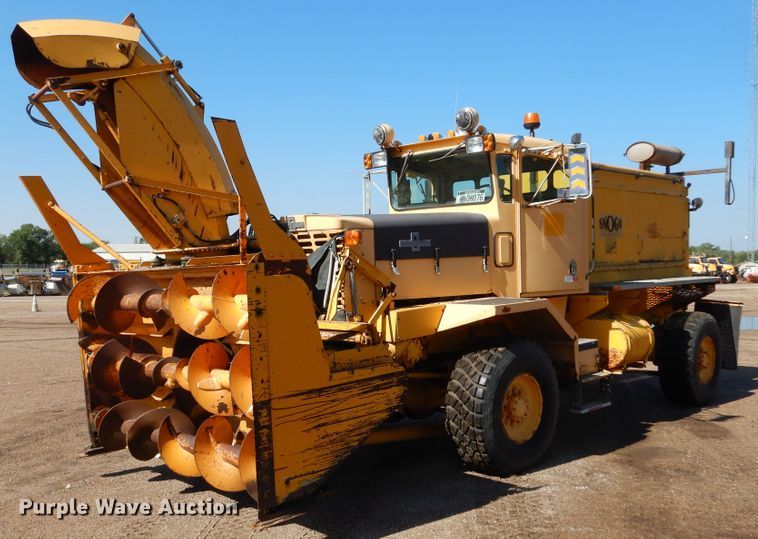 1989 Oshkosh P-2525-SP  snow blower truck - DL6287