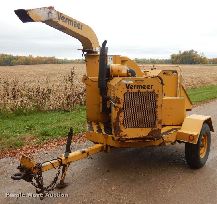 1997 Vermeer 1250BC  wood chipper - JQ9324