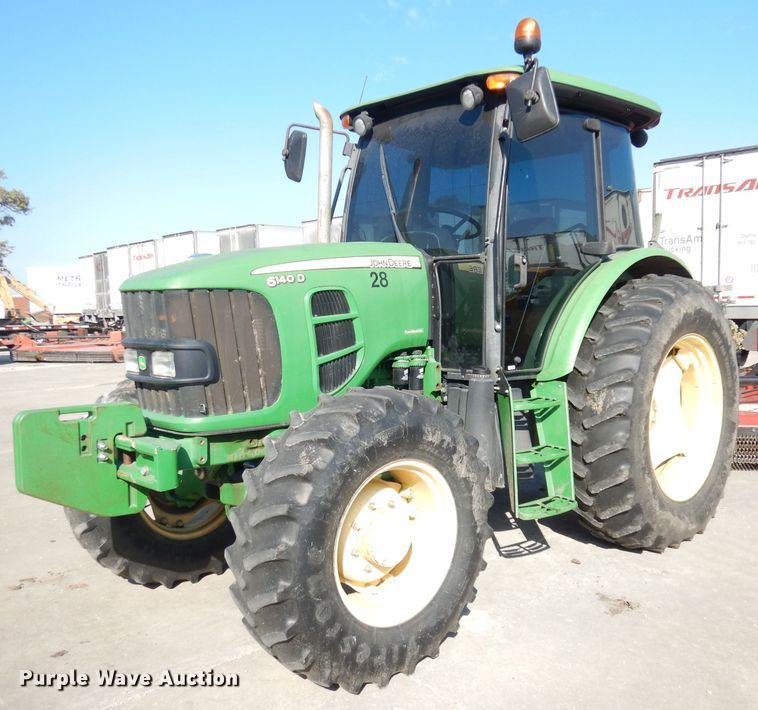 2009 John Deere 6140D  MFWD tractor - KP9773
