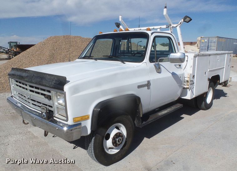 1988 Chevrolet K30  utility bed pickup truck - DJ7538