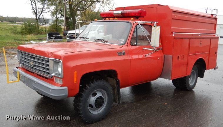 1978 Chevrolet K30  utility bed pickup truck - JI9375
