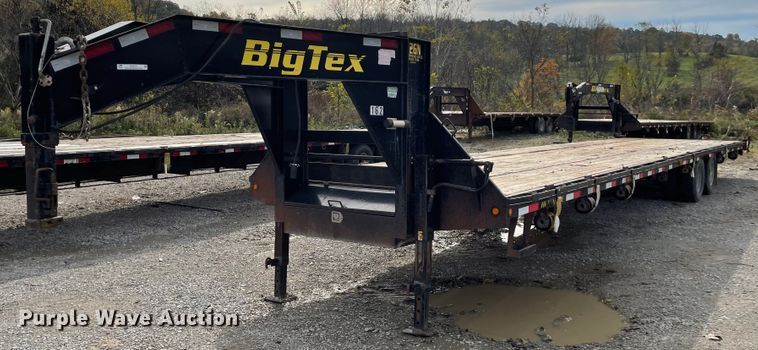 2013 Big Tex 22GN-40  equipment trailer - IK9615