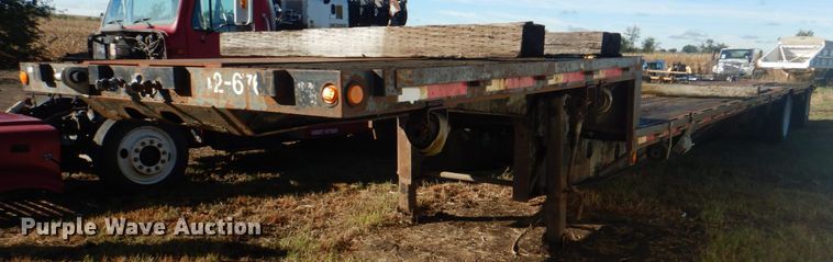 2000 Doonan 482DB14  drop deck trailer - JS9221