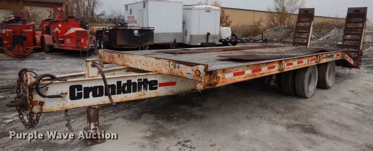 1998 Cronkhite 6400A  equipment trailer - KY9580
