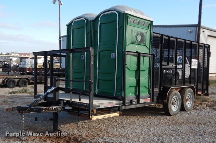 2015 Tiger  porta-potty refuse trailer - DF0300