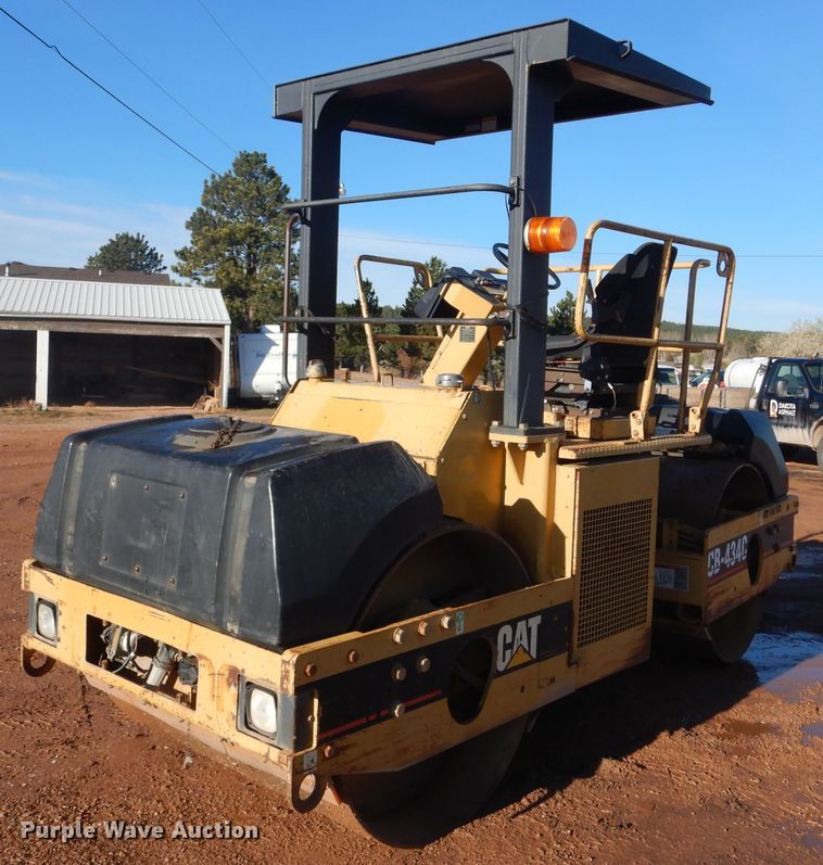 1996 Caterpillar CB-434C  double drum vibratory roller - DK3254