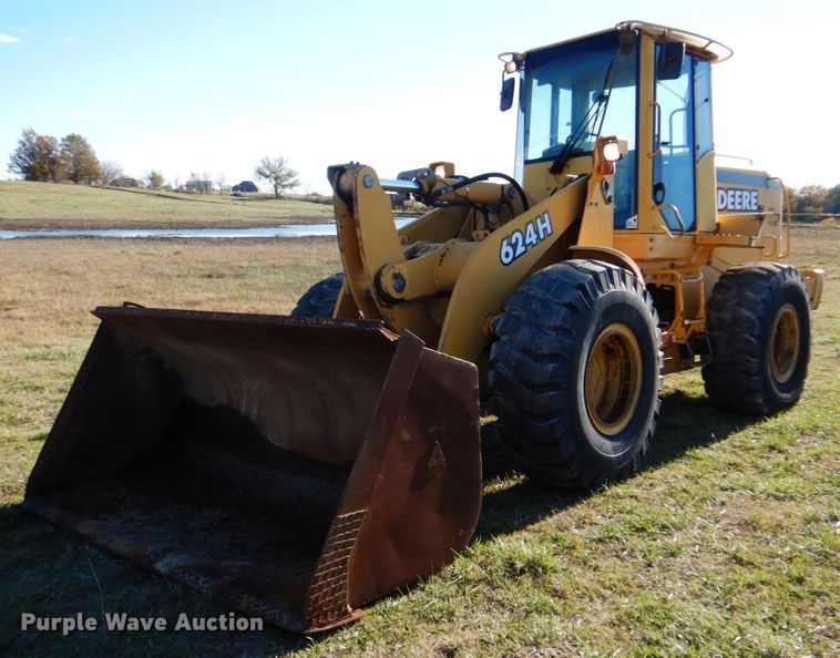2001 John Deere 624H  wheel loader - JN9083